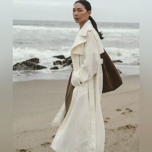 Banana republic Silvia linen Trench